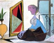 巴勃罗 毕加索 : 镜前的女人